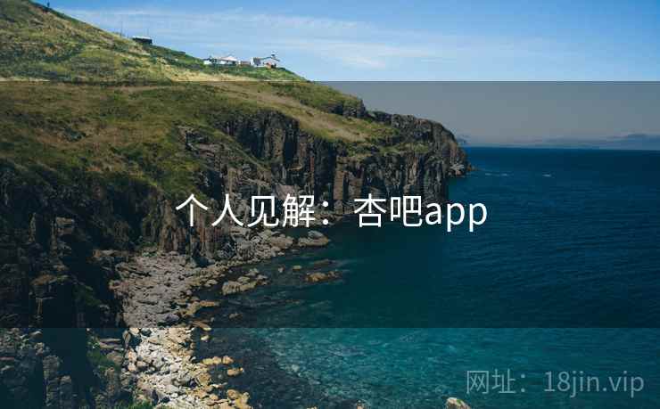 个人见解:杏吧app