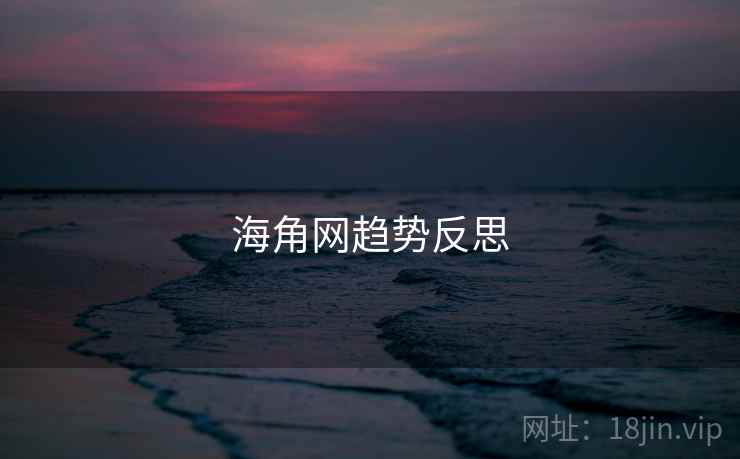 海角网趋势反思